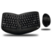 Adesso Tru-Form Media 1150 keyboard Mouse included Universal RF Wireless QWERTY English Black