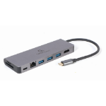 Gembird A-CM-COMBO5-05 interface hub USB 3.2 Gen 1 (3.1 Gen 1) Type-C 5000 Mbit/s Grey