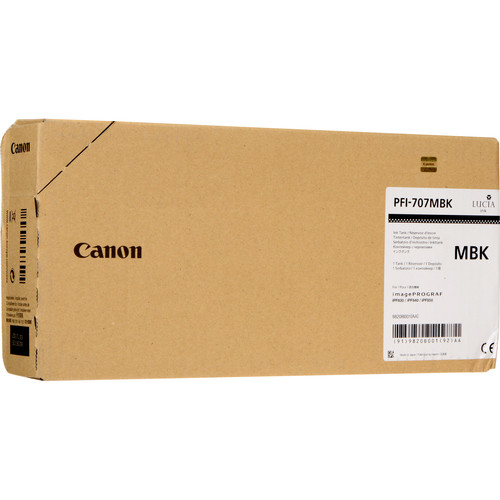 Image of Canon 9820B001/PFI-707MBK Ink cartridge black matt 700ml for Canon...