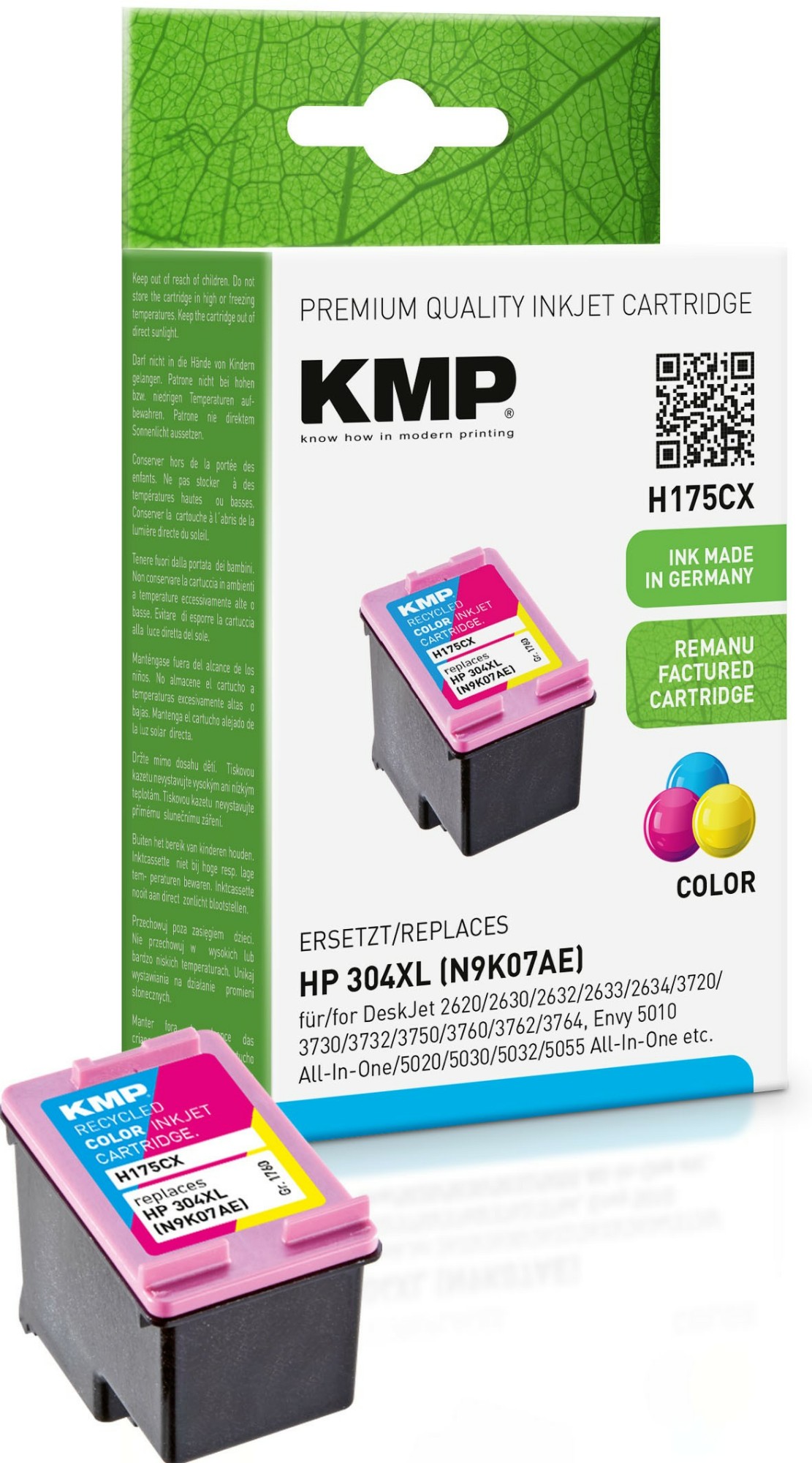 KMP 1760,4030 ink cartridge Compatible High (XL) Yield Cyan, Magenta, Yellow