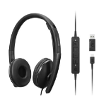 Lenovo 4XD1M45627 headphones/headset Wired Head-band USB Type-C Black