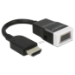 DeLOCK 65587 video cable adapter HDMI Type A (Standard) VGA (D-Sub) + 3.5mm Black, White