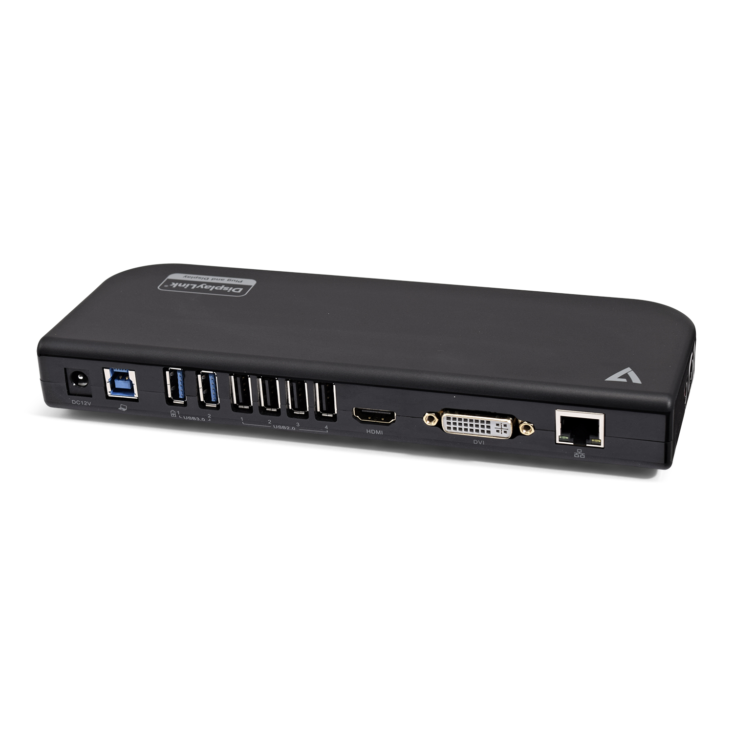 Image of V7 UDDS2 laptop dock/port replicator Docking USB 2.0 Black