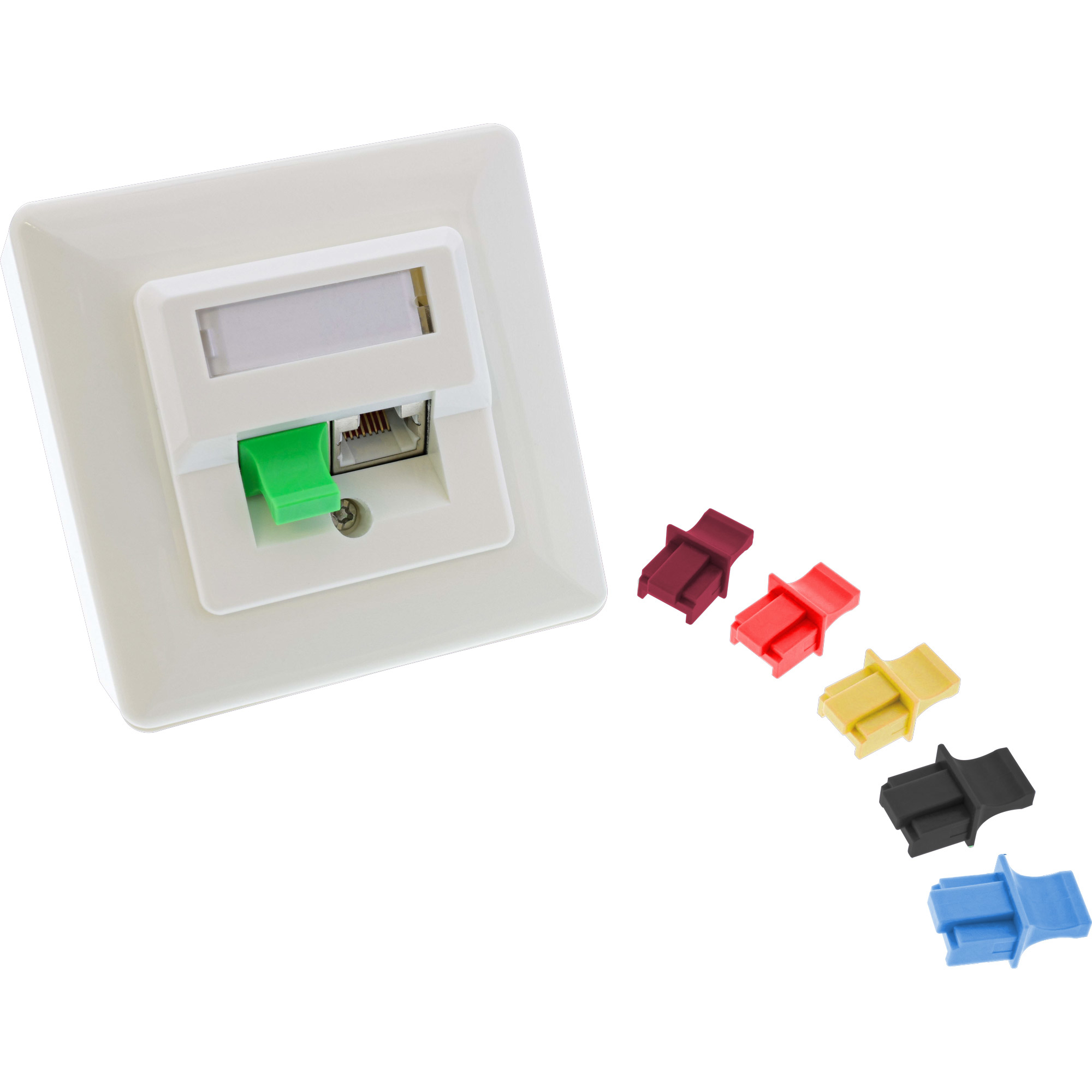 Inline Women's Black Dust Cover For Rj45 100 Pcs.