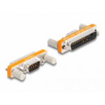 DeLOCK Adapter D-Sub 9 pin male with nuts to D-Sub 25 pin male with screws