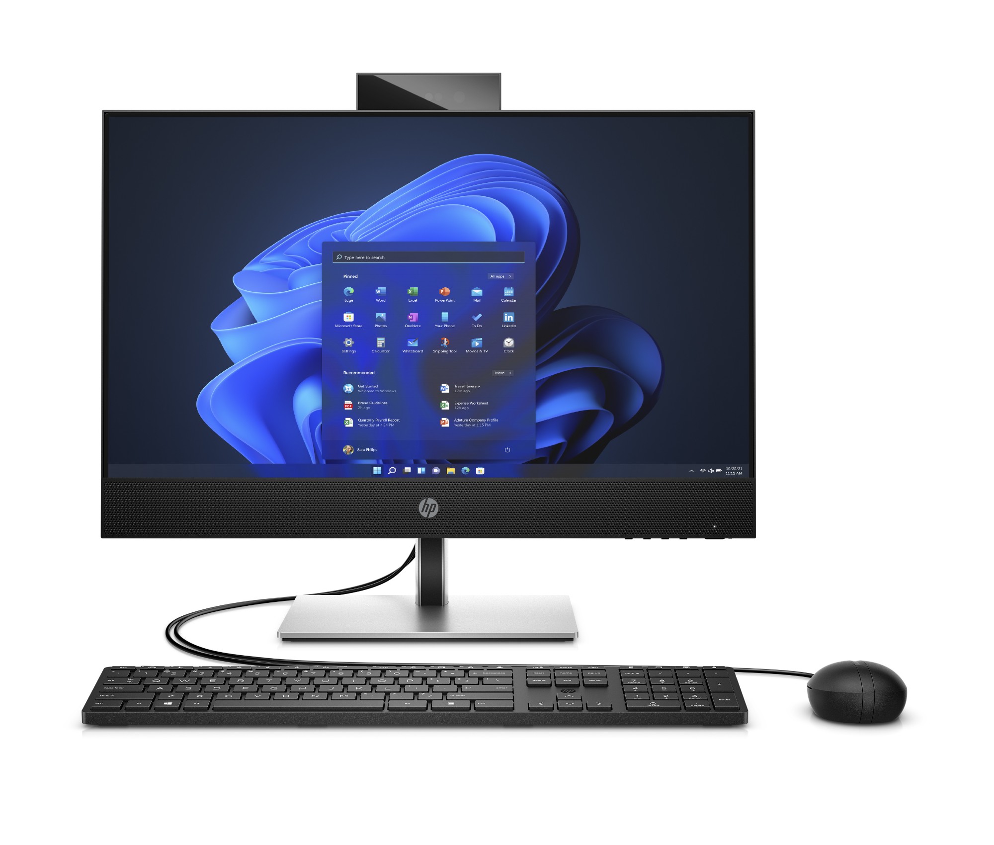 HP ProOne 440 G9 Intel® Core™ i3 i3-13100T 60.5 cm (23.8") 1920 x 1080 pixels All-in-One PC 16 GB DDR4-SDRAM 512 GB SSD Wi-Fi 6E (802.11ax) Black, Silver