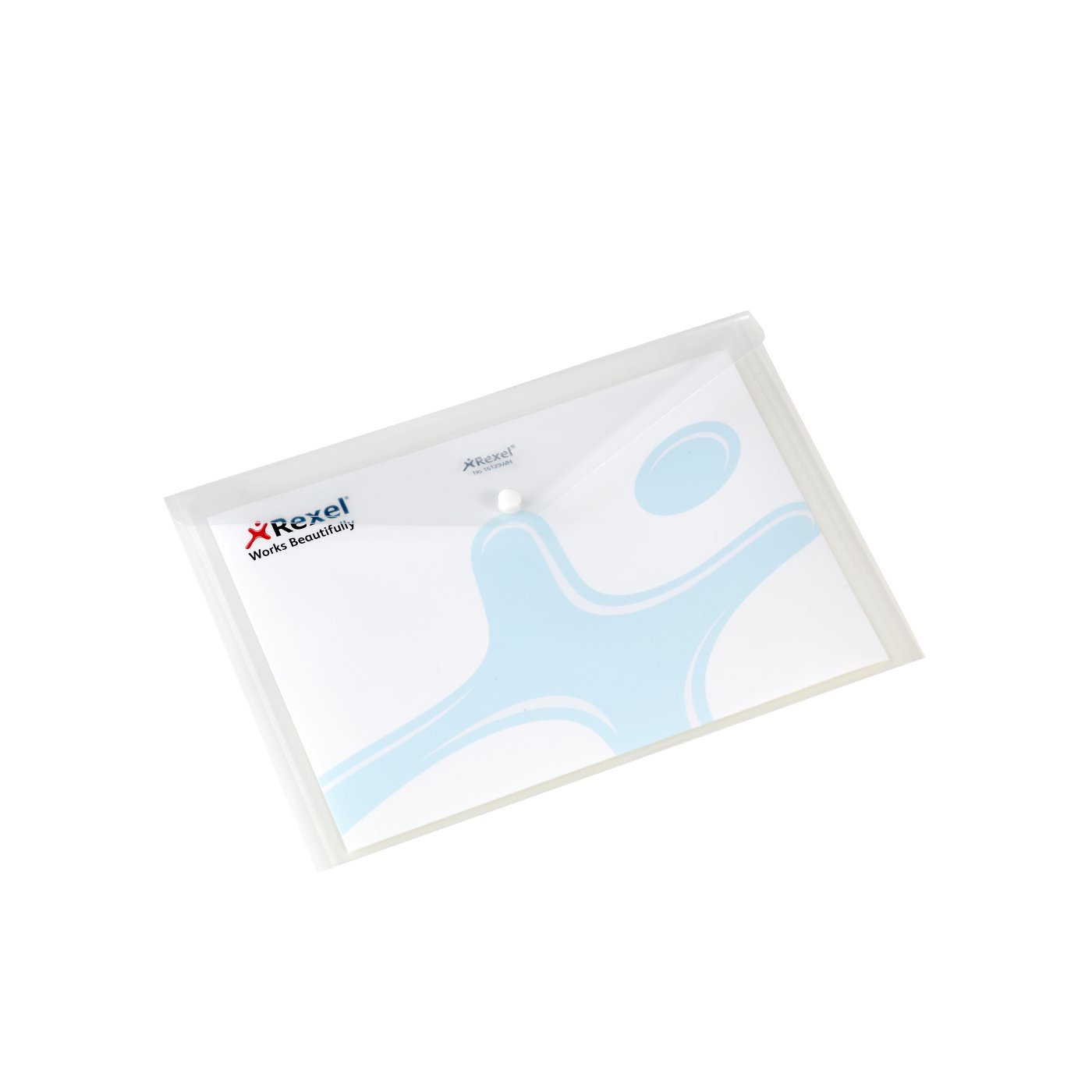 Image of Rexel Popper Wallet A4 White (5)