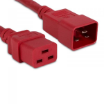 eNet Components C19C20-RD-5F-ENC power cable Red 59.1" (1.5 m) C20 coupler C19 coupler
