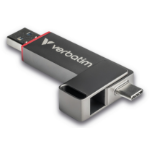 Verbatim Dual QuickStick USB flash drive 256 GB USB Type-A / USB Type-C 3.2 Gen 1 (3.1 Gen 1) Grijs