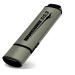 Kanguru SS3 USB flash drive 128 GB USB Type-A 3.2 Gen 1 (3.1 Gen 1) Aluminum