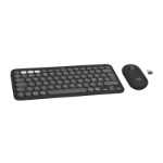 Logitech 920-012257 keyboard Mouse included Universal RF Wireless + Bluetooth QWERTY Nordic Graphite