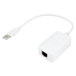 Urban Factory CBB33UF cable gender changer RJ-45 USB 2.0 Type-A White