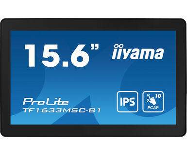 TF1633MSC-B1 IiYAMA TF1633MSC-B1 15.6IN TOUCH PCAP - Flachbildschirm (TFT/LCD)