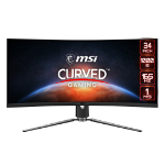 MSI MPG Artymis 343CQR 86.4 cm (34") 3440 x 1440 pixels UltraWide Quad HD LCD Black