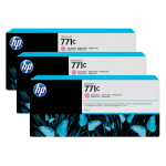 HP 771C licht-magenta DesignJet inktcartridges, 775 ml, 3-pack