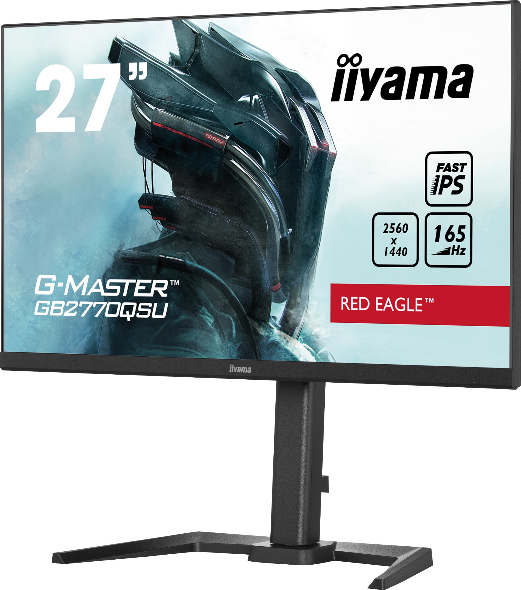 iiyama G-MASTER GB2770QSU-B5 platta pc-skärmar 68,6 cm (27") 2560 x 1440 pixlar Wide Quad HD LED Svart