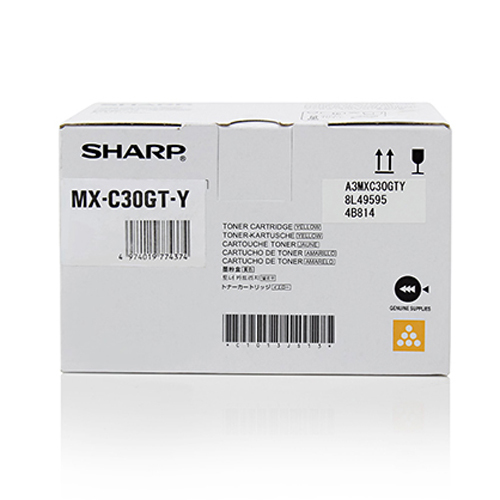 Image of Sharp MXC-30GTY Toner-kit yellow, 6K pages ISO/IEC 19752 for Sharp...