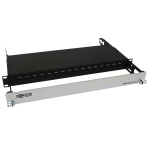 Tripp Lite N48LSS-16X16 Spine-Leaf MPO Panel with Key-Up to Key-Down MTP/MPO Adapter - 12F MTP/MPO-APC M/M, 8F OS2 Singlemode, 16 x 16 Ports, 1U