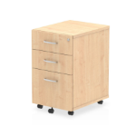 Dynamic I001656 office drawer unit Maple Melamine Faced Chipboard (MFC)
