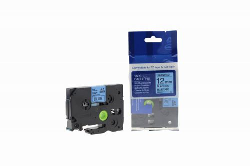 CTS Compatible Brother P Touch TZe-531 Black on Blue also for TZ-531 Label Cassette