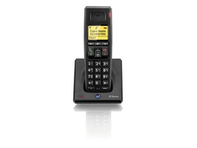 British Telecom 060748 telephone handset DECT telephone handset Caller ID Black