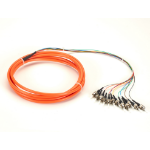 Black Box FOPT50M1-ST-12OR-3 InfiniBand/fibre optic cable 3 m 12x ST OFNR OM1 Orange