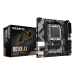 GIGABYTE B650I AX Motherboard - AMD Ryzen 9000 Series CPUs, 5+2+1 Phases VRM, up to 6400MHz DDR5 (OC), 1xPCIe 4.0 M.2, 2.5GbE LAN, WIFI 6E, USB 3.2 Gen 2