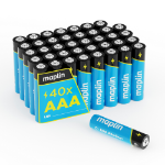 Maplin AAA LR03 1.5V Alkaline Batteries 7 Year Shelf Life High Performance - Pack of 40