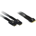 Inter-Tech 88885641 Serial Attached SCSI (SAS) cable 0.75 m 24 Gbit/s Black