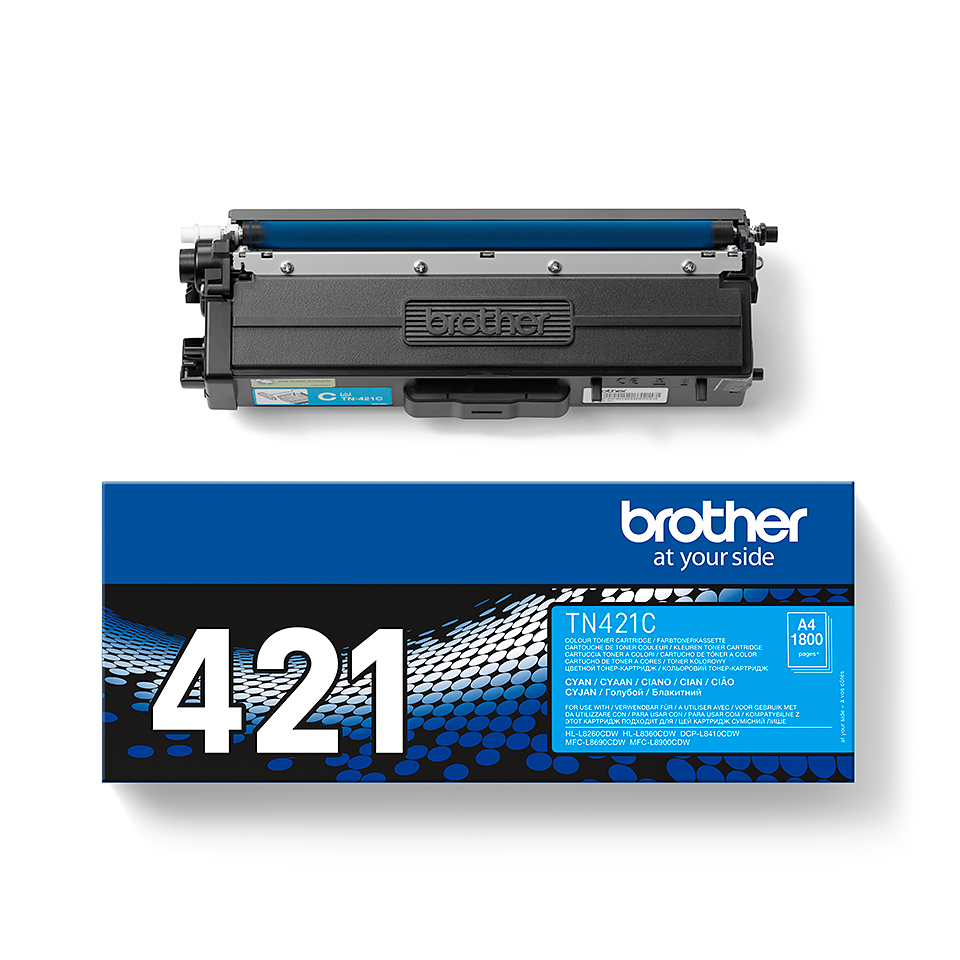 Brother TN-421C Toner-kit cyan, 1.8K pages ISO/IEC 19752 for Brother HL-L 8260/8360