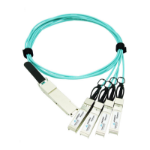 Axiom QSFP-4SFP25G-AOC15M-AX InfiniBand/fibre optic cable 590.6" (15 m) QSFP28 4x SFP28 Aqua color