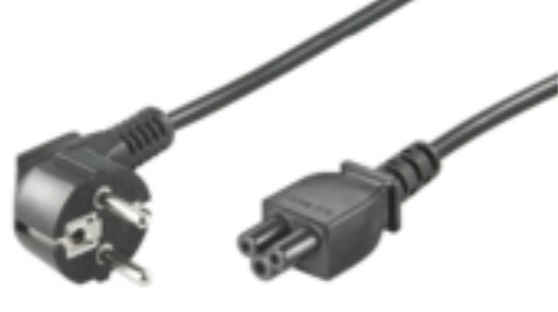 Image of Microconnect PE010805 power cable Black 0.5 m CEE7/7 C5 coupler