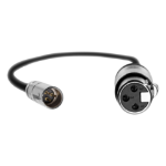 Kondor Blue KB-MXLR-16-Bk audio cable 0.4 m XLR mini XLR (3-pin) Black