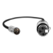 Kondor Blue KB-MXLR-16-Bk audio cable 0.4 m XLR mini XLR (3-pin) Black