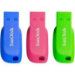 Sandisk Cruzer Blade 16GB unidad flash USB USB tipo A 2.0 Azul, Verde, Rosa