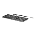 HP 911725-031 keyboard Office USB QWERTY UK English Black