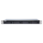 QNAP TS-431XeU NAS Rack (1U) Ethernet LAN Aluminum, Black Alpine AL-314