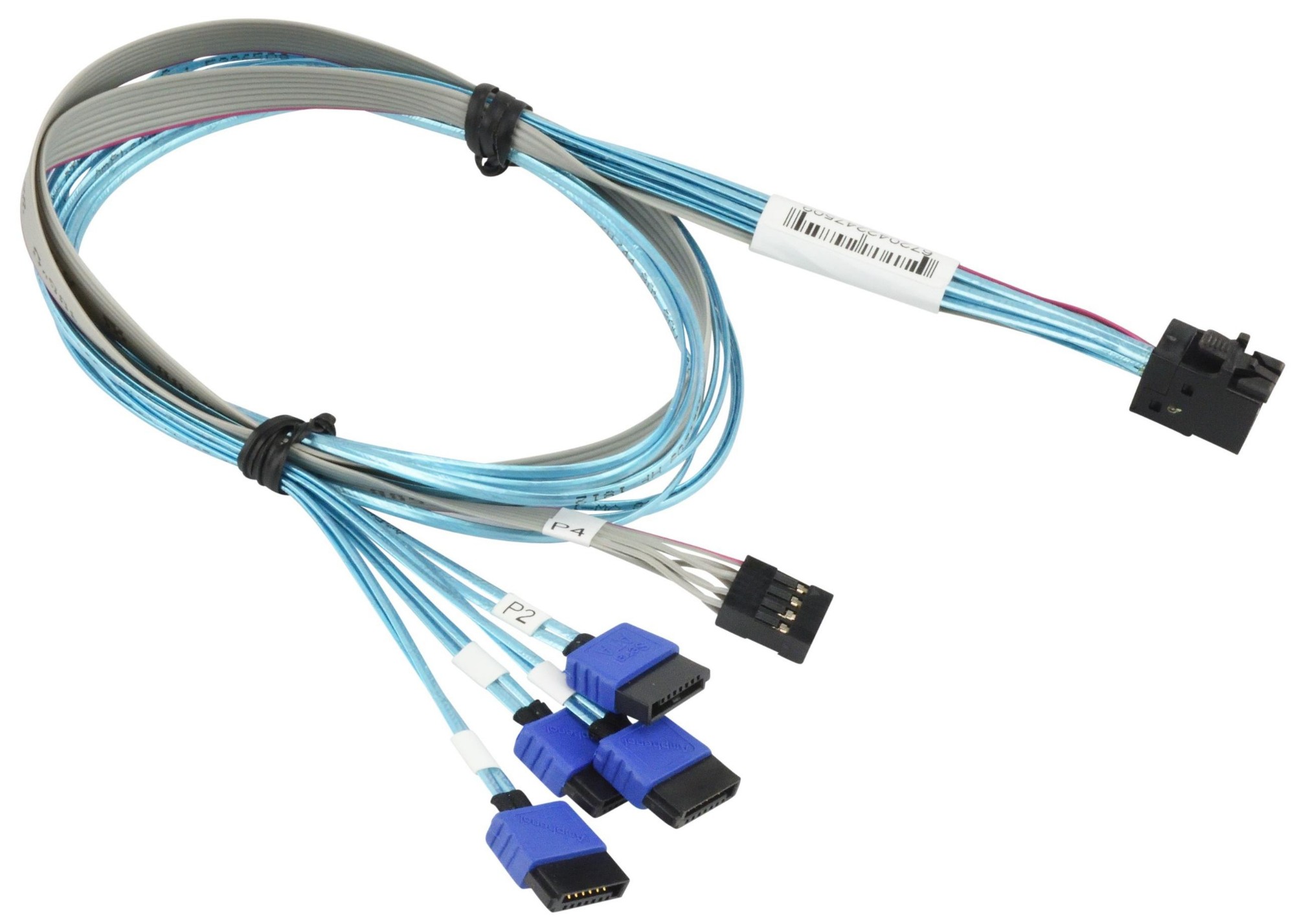 Supermicro CBL-SAST-0948 Serial Attached SCSI (SAS) cable 0.6 m Blue.