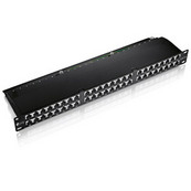 Photos - Other network equipment Equip 48-Port Cat.6 Shielded Patch Panel, Black 326448 