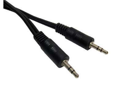 Cables Direct 1.2m 3.5mm audio cable Black