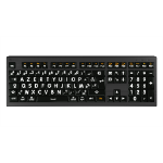Logickeyboard LKB-LPWB-A2M-FR keyboard Universal USB AZERTY French Black