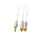 Prokord AUDIO-0022 audio cable 10 m 3,5mm 2 x RCA White