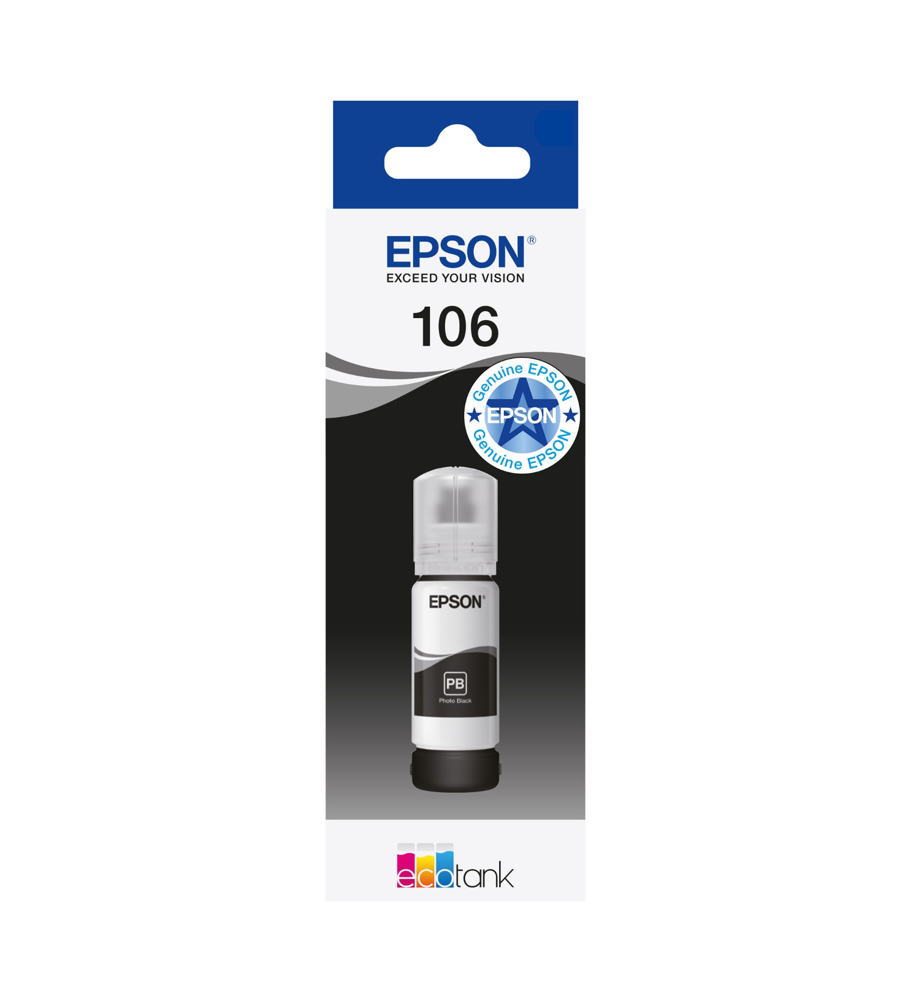 Epson 105 EcoTank Ink Bottle Pigment Black C13T00Q140