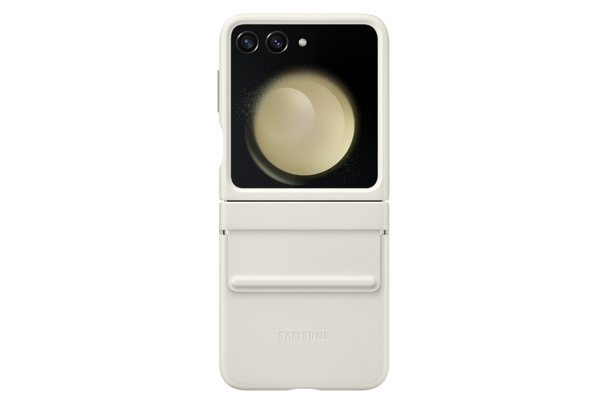 Samsung EF-VF731PUEGWW mobile phone case 17 cm (6.7") Cover Cream