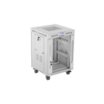 Lanberg FF01-6615-12SL rack 15U Vrijstaande rek Grijs