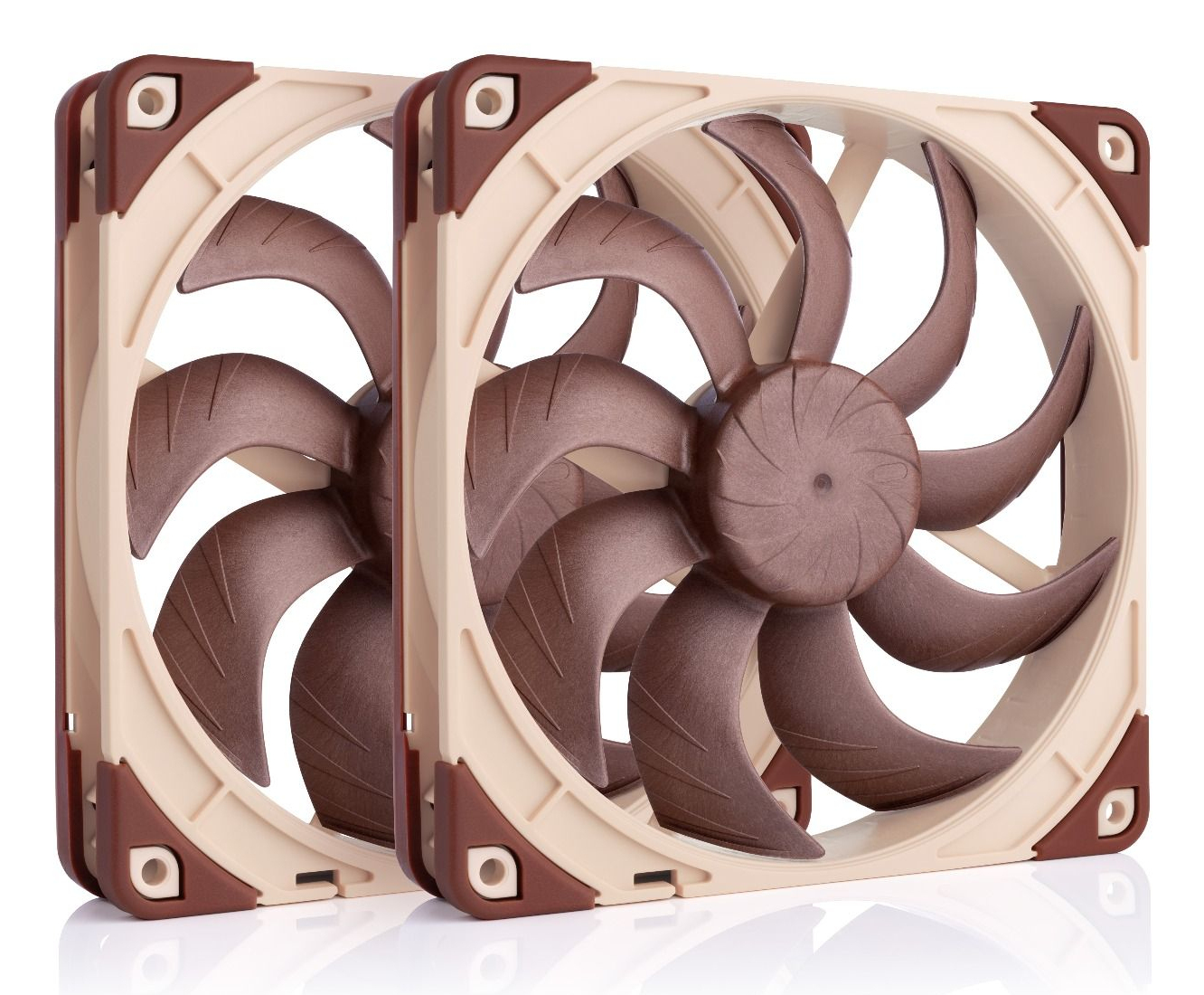 Noctua NF-A14X25 G2 PWM SX2-PP computer cooling system Computer case Fan 14 cm Beige 2 pc(s)