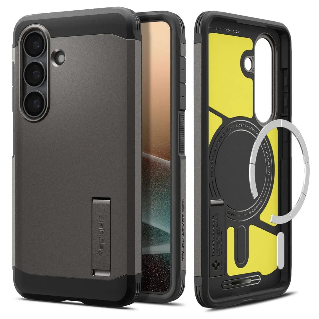 Image of Spigen Tough Armor (Magfit) Galaxy S26+ Case Gunmetal