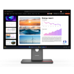 Lenovo ThinkVision P24Q-40 computer monitor 60.5 cm (23.8") 2560 x 1440 pixels Quad HD LCD Black