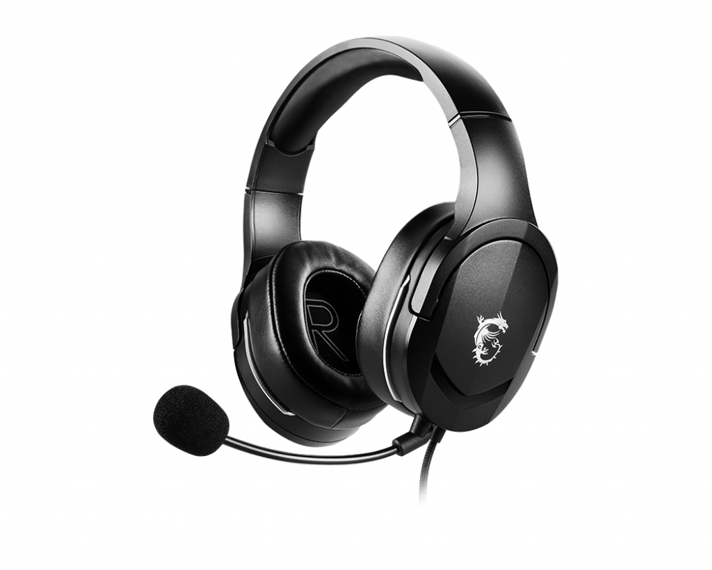 Image of MSI IMMERSE GH20 Gaming Headset '3.5mm inline with audio splitter...