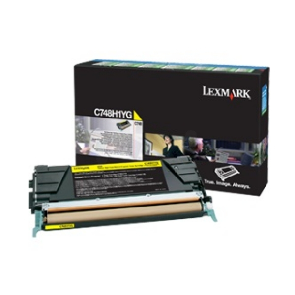 Image of Lexmark C748H3YG Toner cartridge yellow Project, 10K pages ISO/IEC...